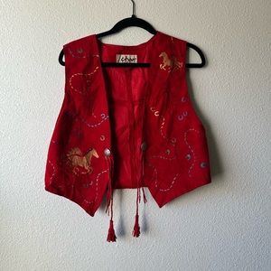 char Santa Fe vest